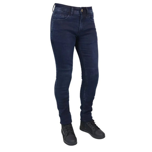 Pantalon Moto Femme en Jean PARKER™ - Homologué AA & Style Denim - LE PRATIQUE DU MOTARD