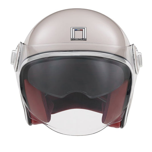 Casque Moto Jet Heritage Champagne Rose | NOX - LE PRATIQUE DU MOTARD