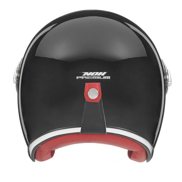 Casque Moto Jet Heritage Noir Brillant | NOX - LE PRATIQUE DU MOTARD