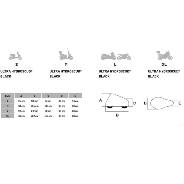 Housse Moto Performance MAX : Ultra - Résistante 5000mm - 150°C - LE PRATIQUE DU MOTARD