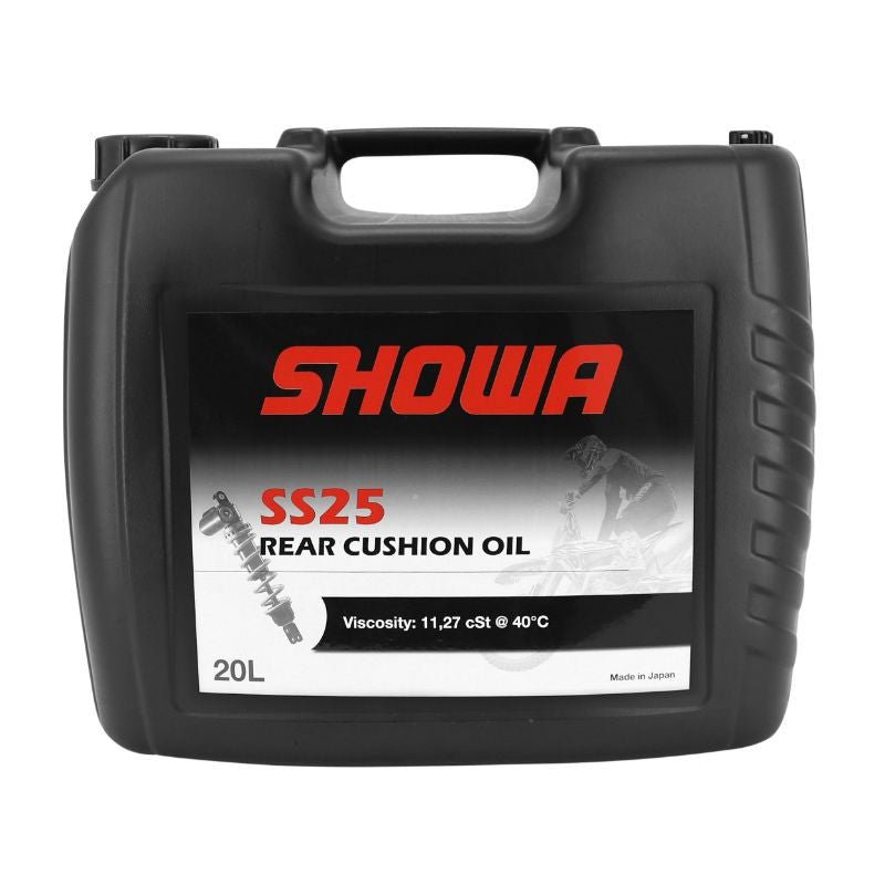 HUILE POUR AMORTISSEUR SHOWA SS25 VISCOSITE 11,27 cSt A 40° 2,5W (20L) (VENDU A L'UNITE) () - LE PRATIQUE DU MOTARD