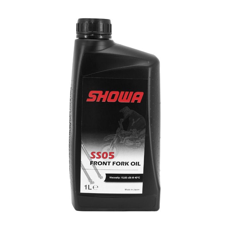 HUILE DE FOURCHE SHOWA SS05 VISCOSITE 15,65 cSt A 40° 5W (1L) (VENDU A L'UNITE) () - LE PRATIQUE DU MOTARD