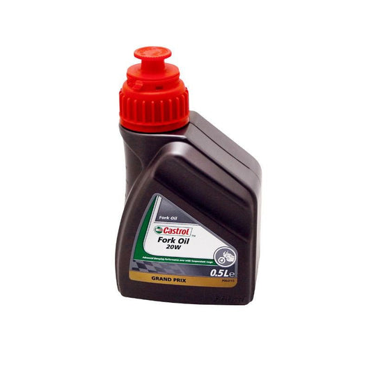 HUILE DE FOURCHE/SUSPENSION CASTROL 20W FORK OIL (500 ml) - LE PRATIQUE DU MOTARD