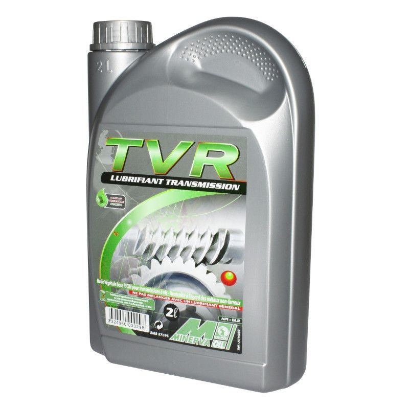 HUILE DE TRANSMISSION MINERVA MOTOCULTURE TVR (2 L) (100% MADE IN FRANCE) - LE PRATIQUE DU MOTARD