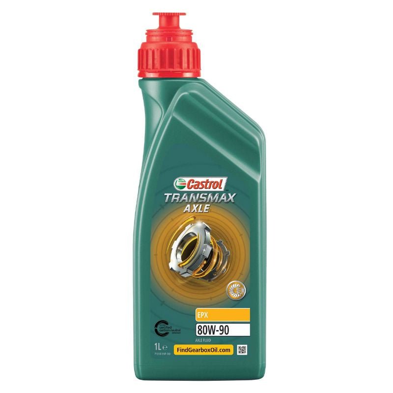 HUILE DE TRANSMISSION CASTROL 80W90 TRANSMAX AXLE EPX (1 L) - LE PRATIQUE DU MOTARD