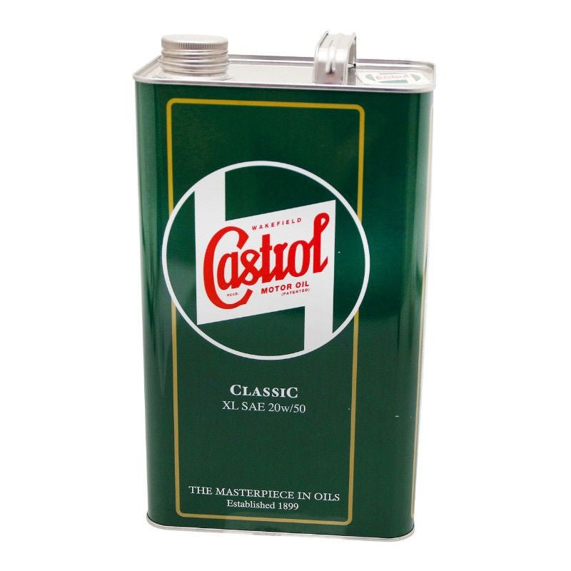 HUILE MOTEUR 4 TEMPS CASTROL CLASSIC XL 20W50 (5 L) POUR VEHICULES AVANT 1980 - LE PRATIQUE DU MOTARD