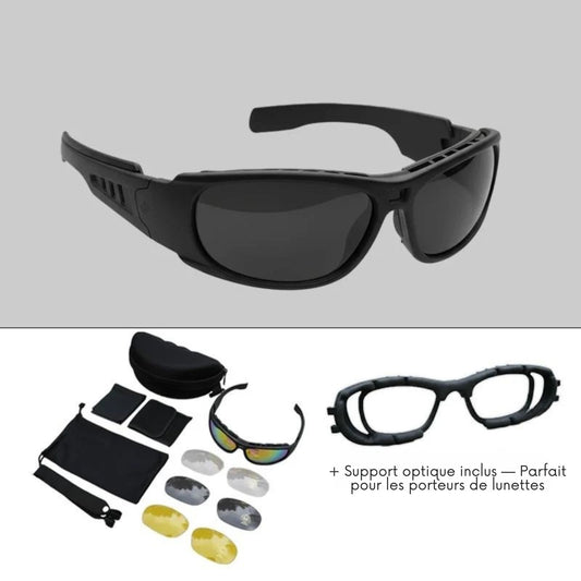 Motorradbrille mit austauschbarer Nachtlinse