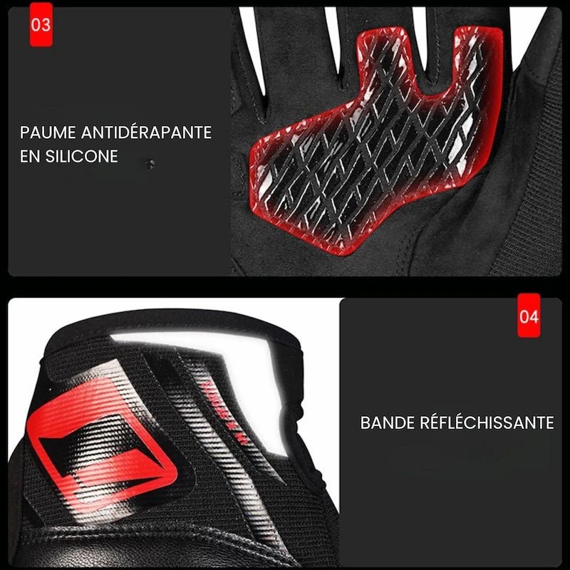 Gants Moto mi - saison CE Fibre Carbone | StormGrip 2KP - LE PRATIQUE DU MOTARD