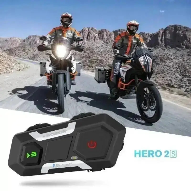 Intercom Moto Herobiker Étanche Bluetooth Casque Casque Haut