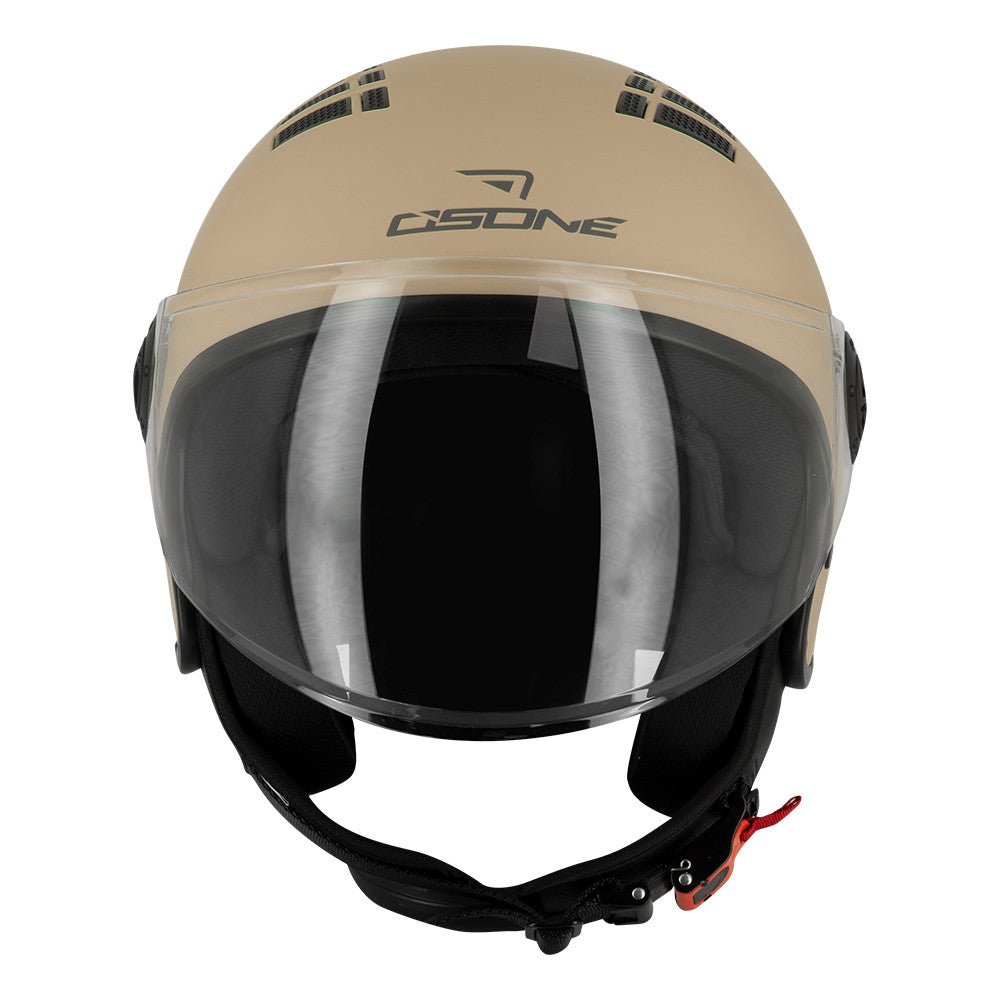 Casque Jet Beige Sable Mat CITIZEN — Homologué ECE R22 - 06 - LE PRATIQUE DU MOTARD
