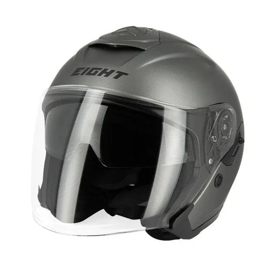 Jet-Motorradhelm - WEISS