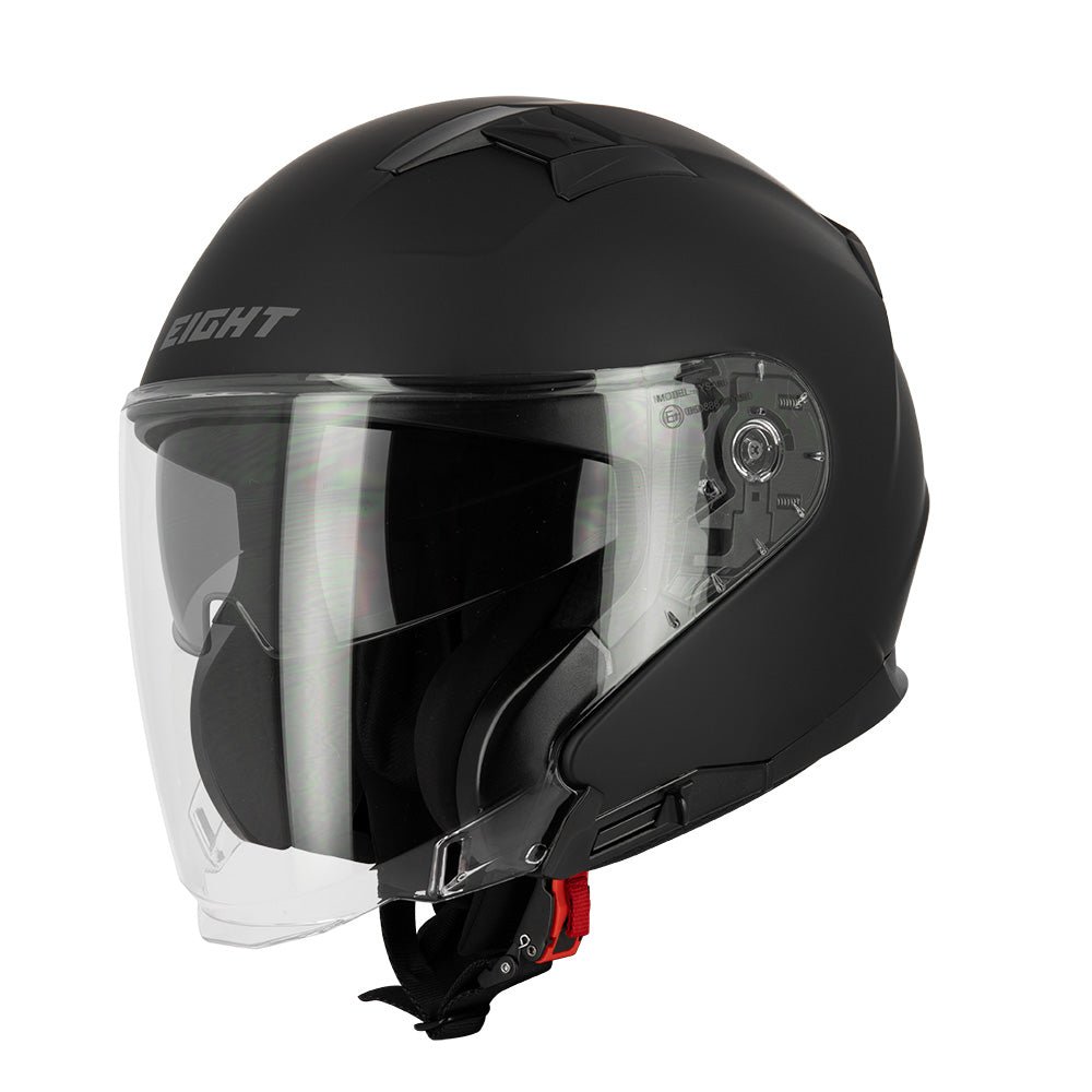 Casque jet Noir mat / Brillant - S771 - LE PRATIQUE DU MOTARD
