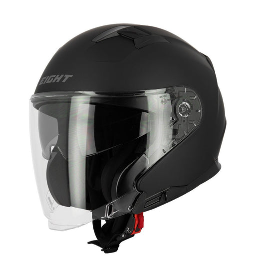 Casque jet Noir mat / Brillant - S771 - LE PRATIQUE DU MOTARD