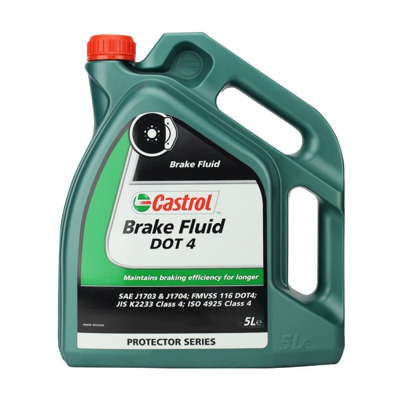 LIQUIDE DE FREIN CASTROL DOT 4 BRAKE FLUID (5 L) - LE PRATIQUE DU MOTARD