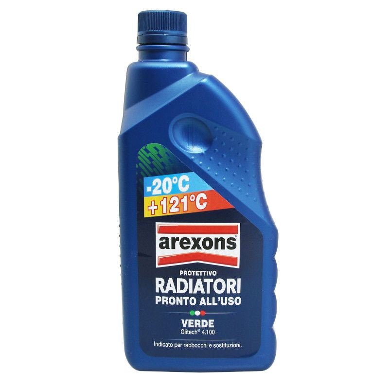 LIQUIDE DE REFROIDISSEMENT AREXONS UNIVERSAL - 20°C/+121°C VERT (1L) - LE PRATIQUE DU MOTARD