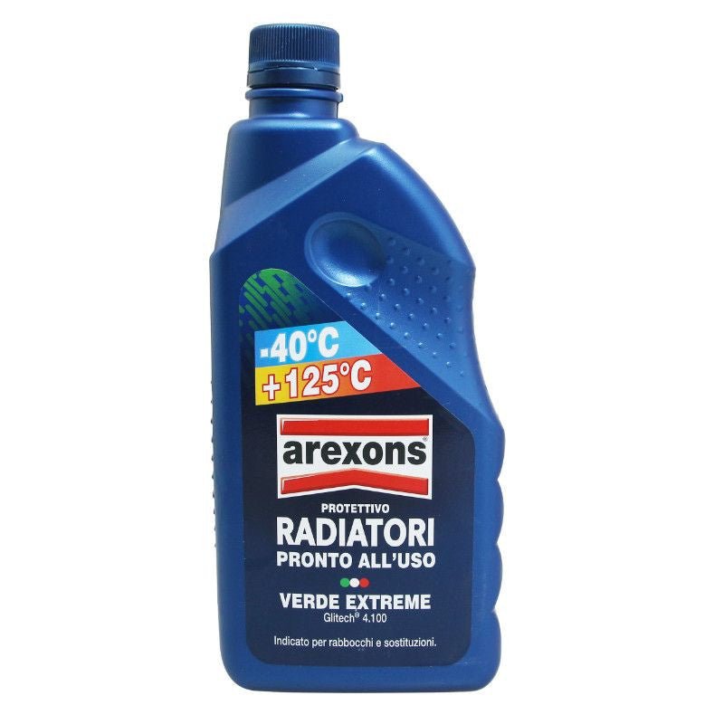 LIQUIDE DE REFROIDISSEMENT AREXONS UNIVERSAL - 40°C/+125°C VERT (1L) - LE PRATIQUE DU MOTARD