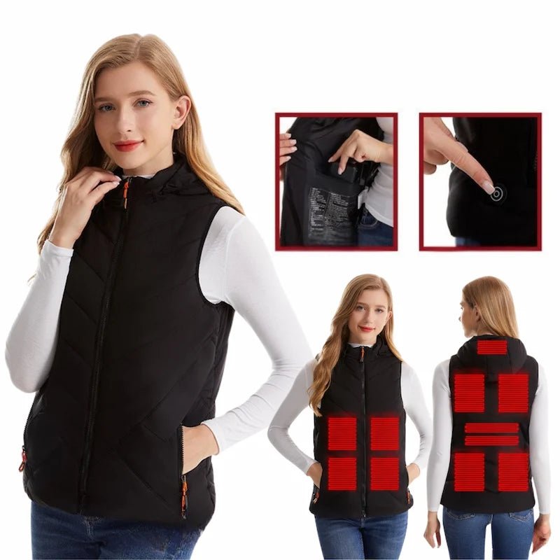 Gilet Chauffant moto femme BeeMotion™ - LE PRATIQUE DU MOTARD