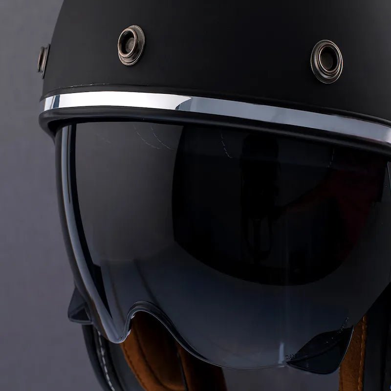 Casque Jet moto vintage Harley - DILER | Homologation : ECE 22.06 - LE PRATIQUE DU MOTARD