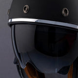 Casque Jet moto vintage Harley - DILER | Homologation : ECE 22.06 - LE PRATIQUE DU MOTARD