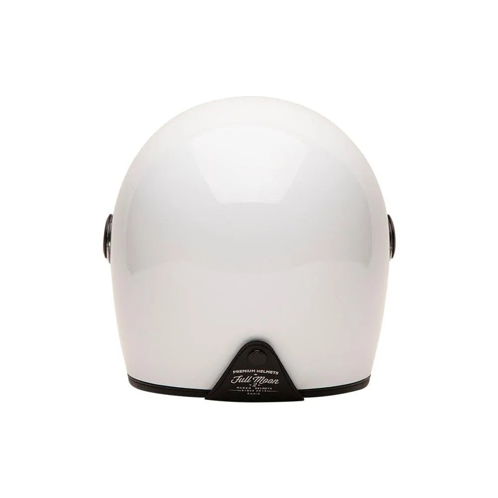 Casque Intégral Vintage Blanc - LE PRATIQUE DU MOTARD