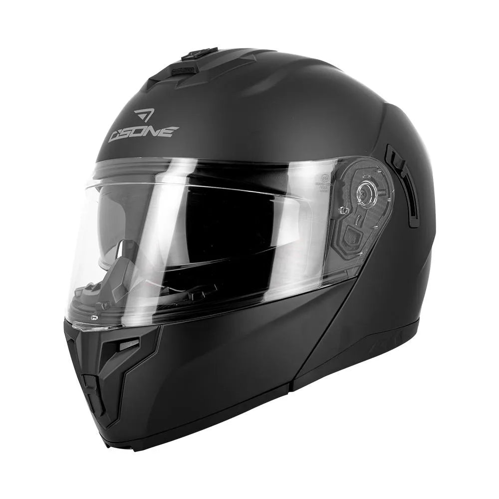 Casque Moto Modulable Noir Mat avec Écran Solaire Intégré – Homologué ECE - LE PRATIQUE DU MOTARD