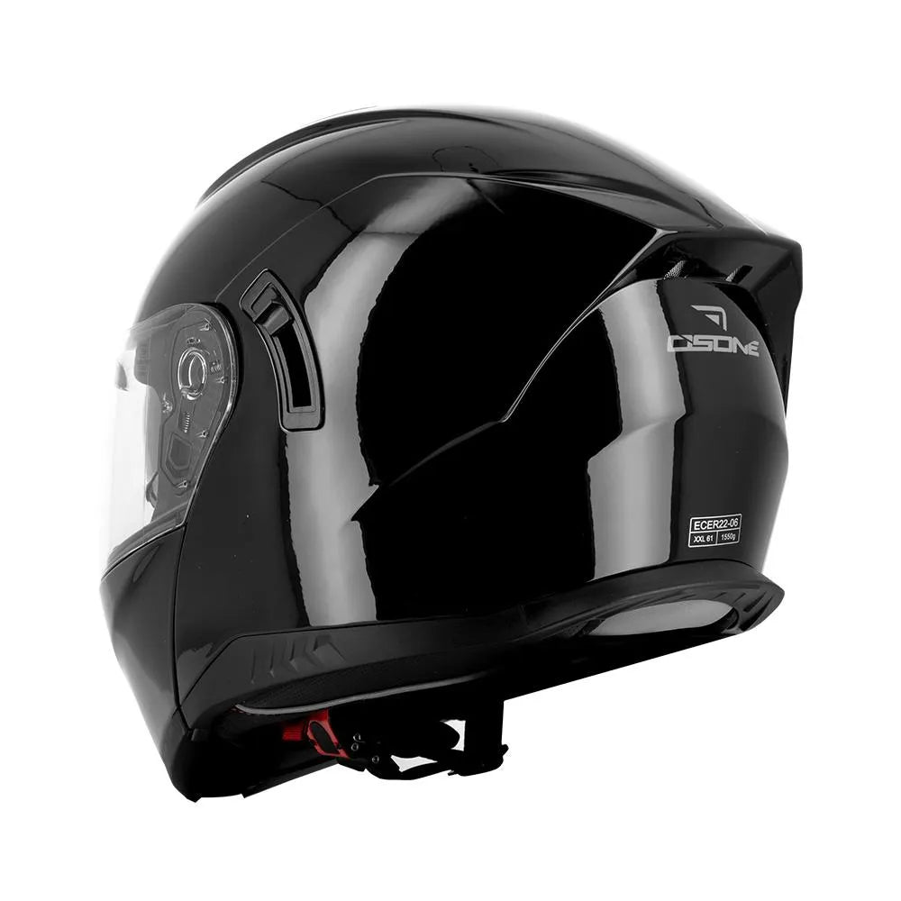 Casque Moto Modulable pour Touring - Noir Brillant - LE PRATIQUE DU MOTARD