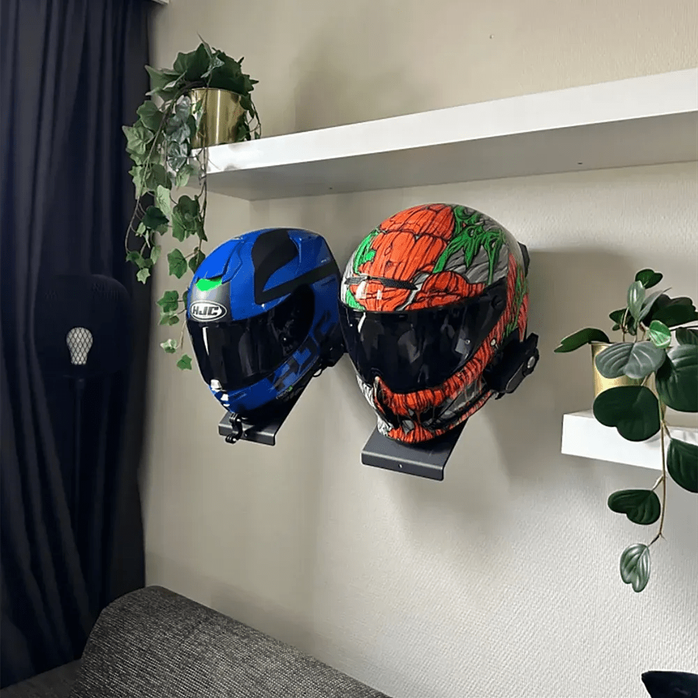 Support casque moto mural - LE PRATIQUE DU MOTARD