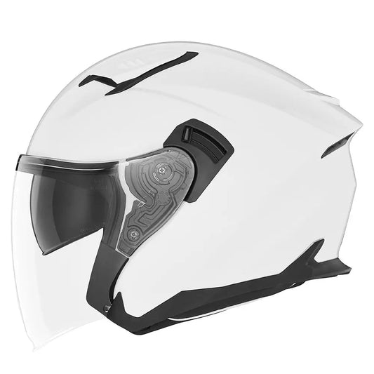 Casque Moto Jet N130 Blanc Perle | NOX - LE PRATIQUE DU MOTARD