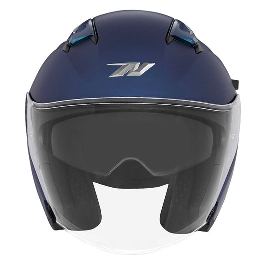 Casque Moto Jet N130 Bleu Mat | NOX - LE PRATIQUE DU MOTARD