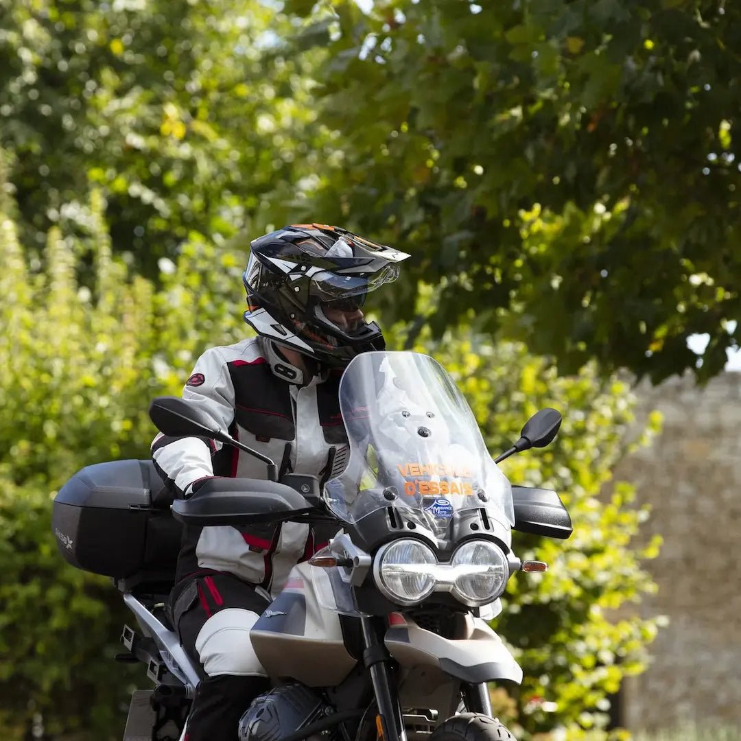 Casque Moto Cross N312 Track Kaki Mat Orange | NOX - LE PRATIQUE DU MOTARD