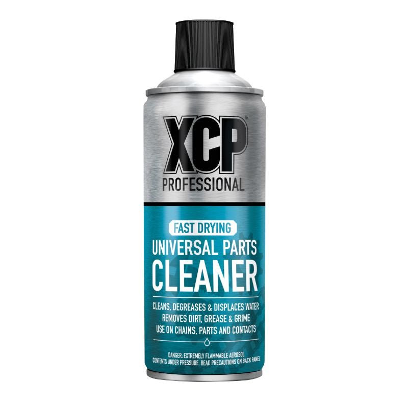 NETTOYANT PIECES MECANIQUE ET ELECTRIQUE XCP UNIVERSAL PARTS CLEANER HAUTE PERFORMANCE (AEROSOL 400 ml) - LE PRATIQUE DU MOTARD