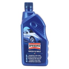 NETTOYANT SHAMPOING CIRE CARROSSERIE AREXONS WASH AND WAX 1L - LE PRATIQUE DU MOTARD