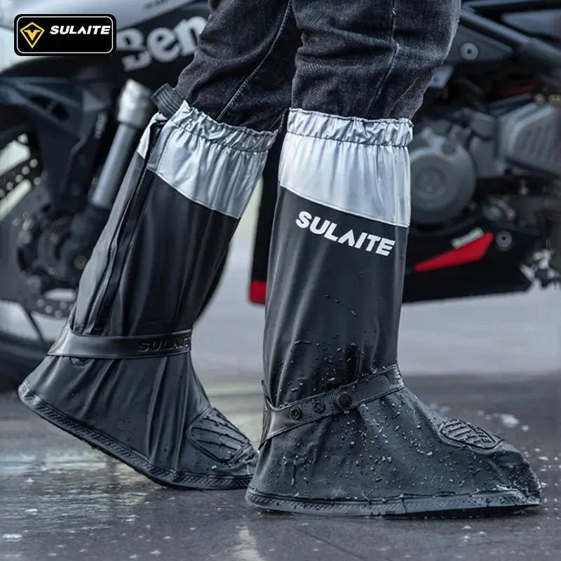 Surbottes moto pluie - RainMaster™ Gris - LE PRATIQUE DU MOTARD