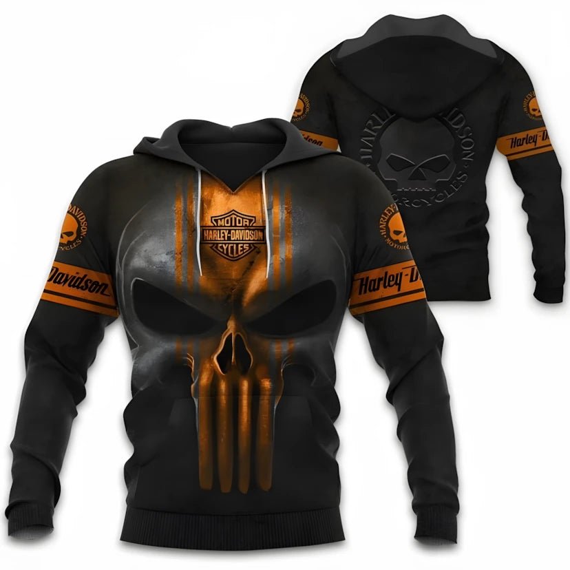 Sweat motard Skull Legend HD - LE PRATIQUE DU MOTARD