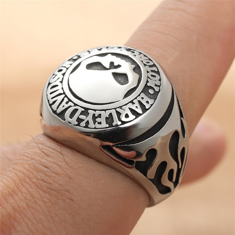 Bague Biker Harley - SkullHD™ - LE PRATIQUE DU MOTARD