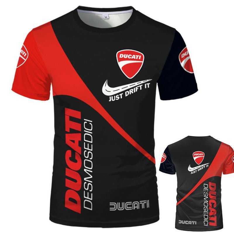 T-Shirt Ducati Just Drif it - LE PRATIQUE DU MOTARD