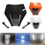 Plaque pour phare LED KTM LC4 600 / 620 / 640 - LE PRATIQUE DU MOTARD