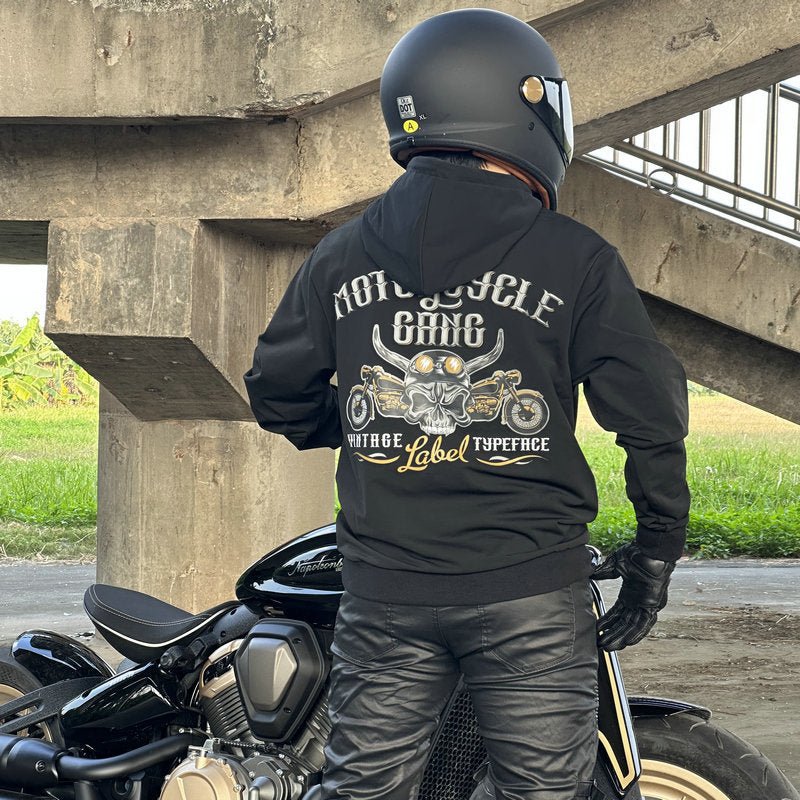 Sweat a capuche "Motorcycle Gang" - LE PRATIQUE DU MOTARD