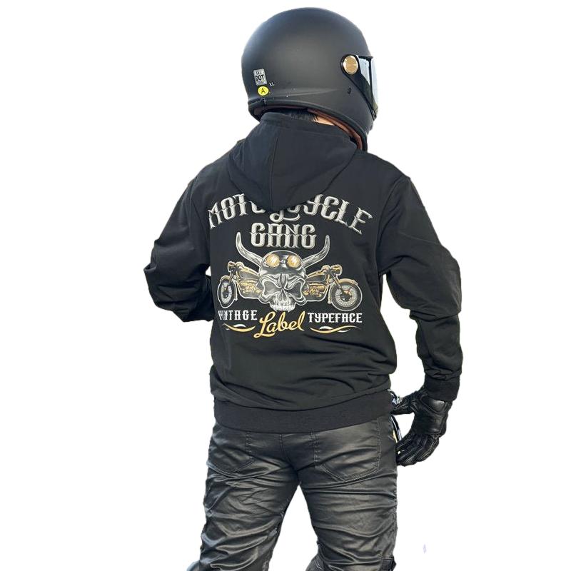 Sweat a capuche "Motorcycle Gang" - LE PRATIQUE DU MOTARD