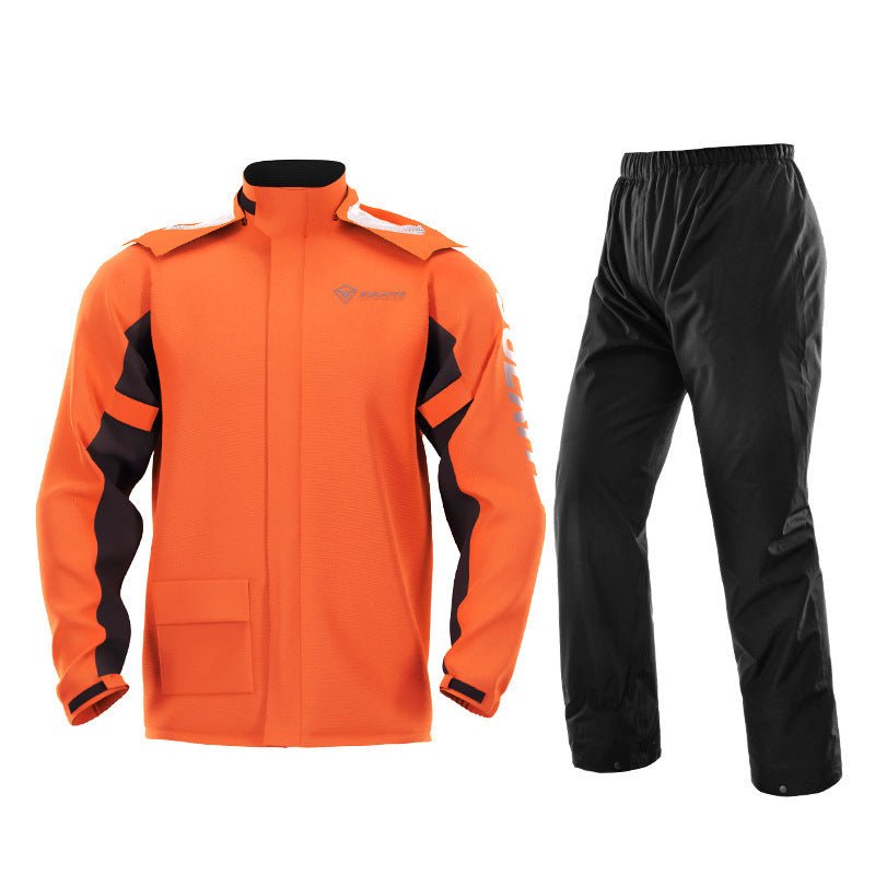Ensemble Imperméable 2 Pièces Pour Homme - Veste Et Pantalon Coupe-vent - Tenue De Pluie Légère Et Confortable