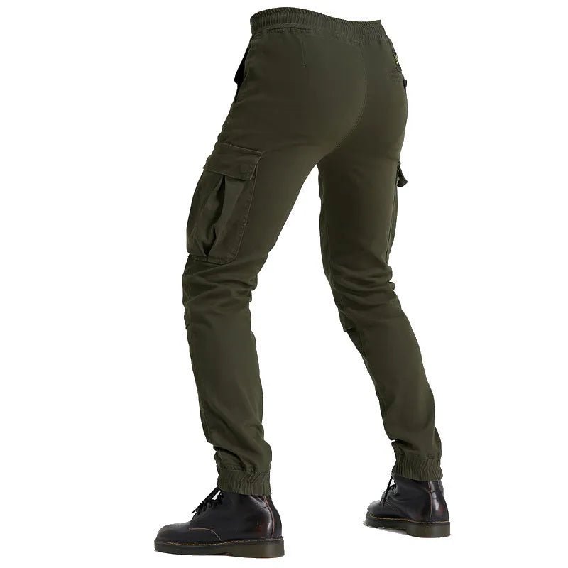 Pantalon cargo moto - Kaki | UrbanGear™ - LE PRATIQUE DU MOTARD