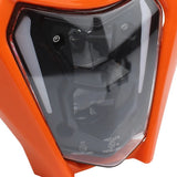 Plaque pour phare LED KTM LC4 600 / 620 / 640 - LE PRATIQUE DU MOTARD