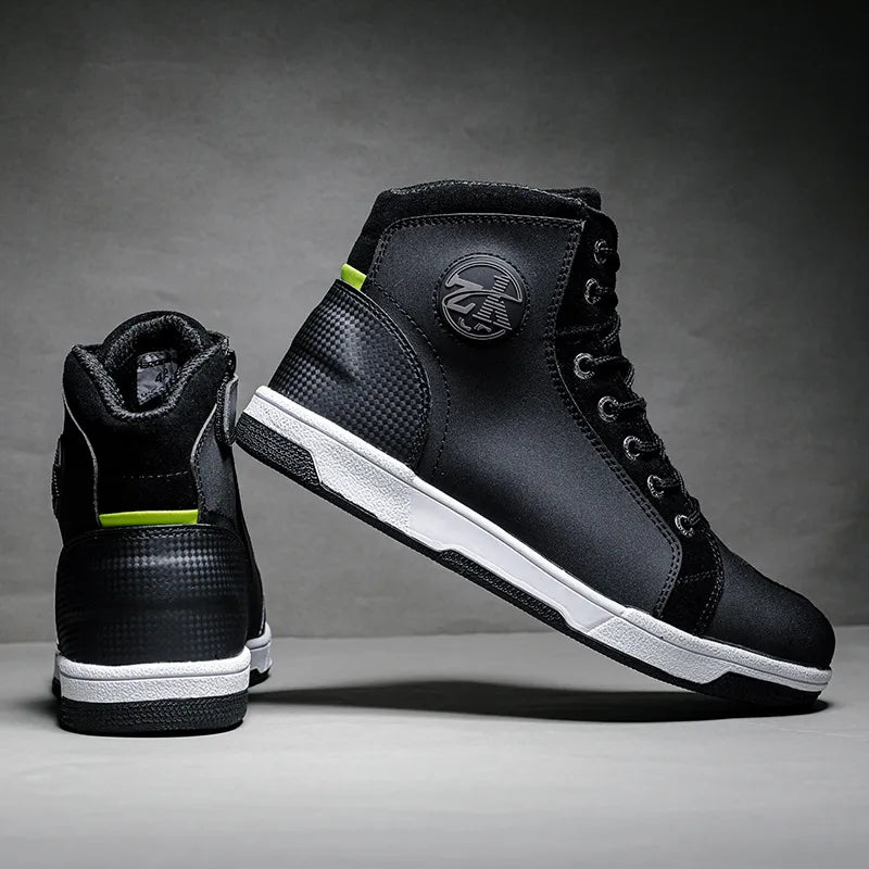 Basket Moto homme été - Noir / Gris - LE PRATIQUE DU MOTARD