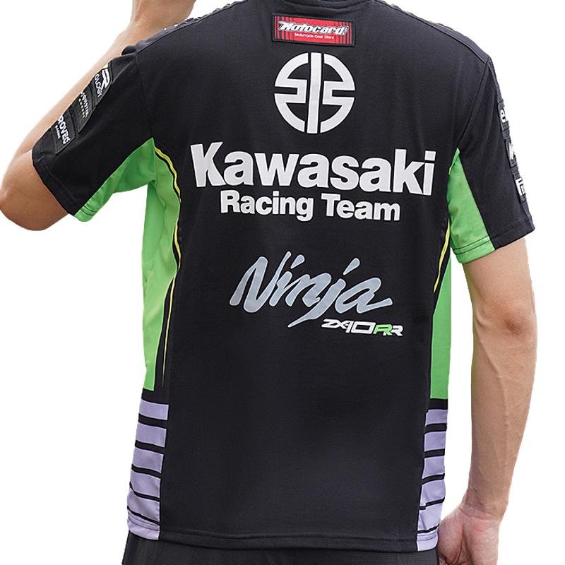 T - Shirt moto Kawasaki - Racing team - LE PRATIQUE DU MOTARD