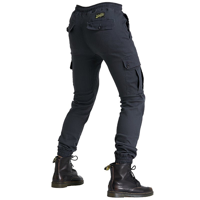 Pantalon cargo moto homme - Navy | UrbanGear™ - LE PRATIQUE DU MOTARD