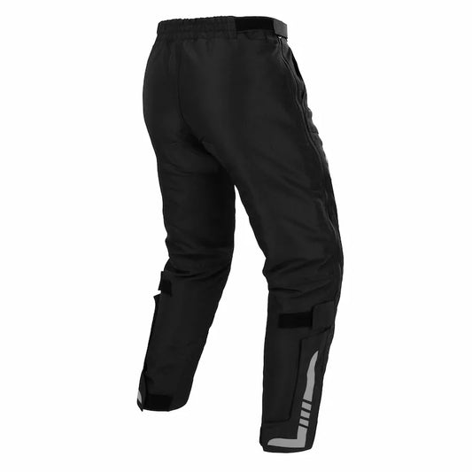 Surpantalon Moto Hiver coupe - vent et anti - pluie | All Road Pro™ - Noir /Beige - LE PRATIQUE DU MOTARD