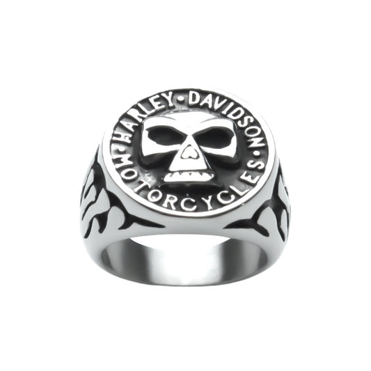 Biker ring 1% 1st (Silver)