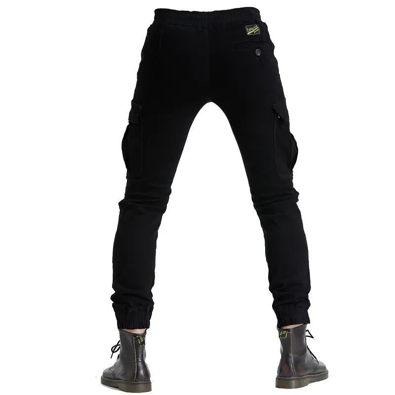 Pantalon moto cargo homme - Noir | UrbanGear™ - LE PRATIQUE DU MOTARD