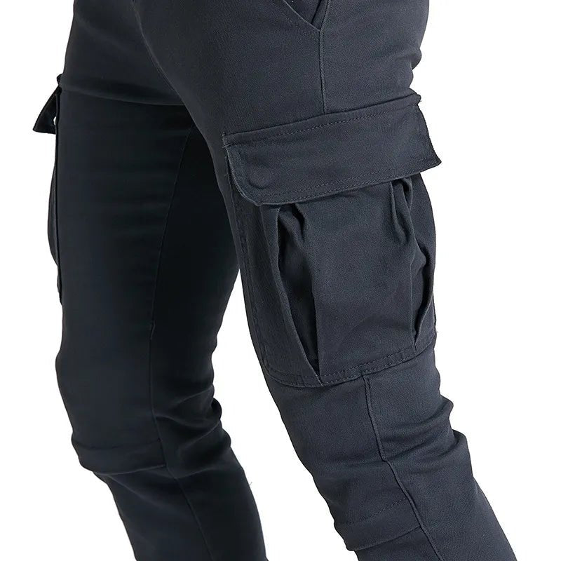 Pantalon cargo moto homme - Navy | UrbanGear™ - LE PRATIQUE DU MOTARD