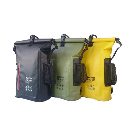 Sac à Dos Étanche 25L - 100% Imperméable Moto & Outdoor - LE PRATIQUE DU MOTARD